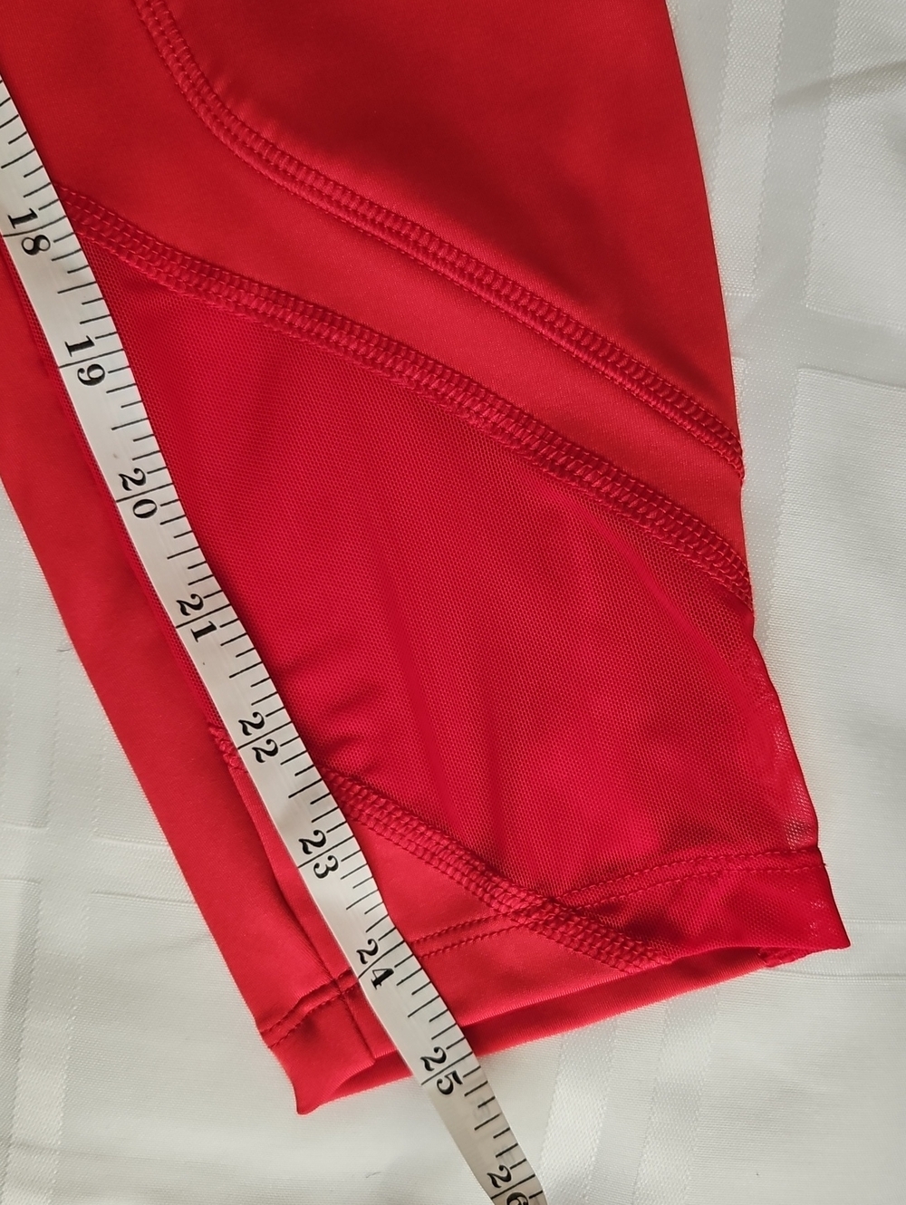 PINK Victoria's Secret Red/Pink Active Leggings & Sports Bra Set - Picture 7 of 7